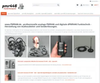 PMR446-Funkversand.de(Katalog) Screenshot