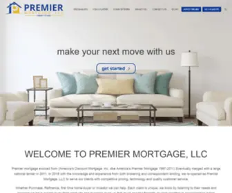 Pmrate.com(Premier Mortgage) Screenshot