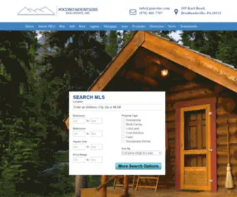 Pmreinc.com(Pocono Mountains Real Estate) Screenshot