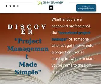 Pmresourcenetwork.com(Project Management Resource Network) Screenshot