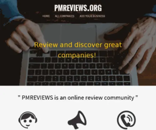 Pmreviews.org(Project Management Reviews) Screenshot