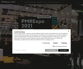 Pmrexpo.de(Europäische Leitmesse für Sichere Kommunikation) Screenshot