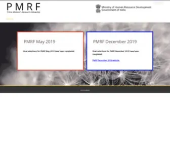 PMRF.in(The Prime Minister's Research Fellows (PMRF)) Screenshot