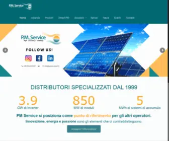 Pmservicespa.com(Innovazione, energia, passione) Screenshot