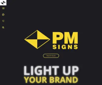 Pmsigns.ca(PM Signs) Screenshot