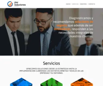 Pmsoluciones.com.mx(PM Soluciones) Screenshot