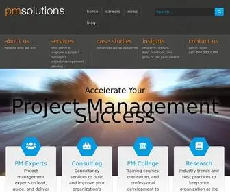 Pmsolutions.com(PM Solutions) Screenshot