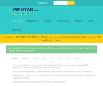 PMstar.org(PMI PMP Course & Certification) Screenshot