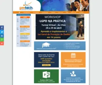 Pmtech.com.br(PM Tech Capacitação em Projetos) Screenshot