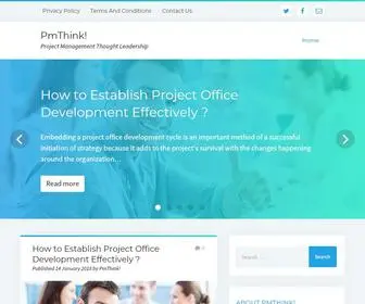 PMthink.com(Project Management Thought Leadership) Screenshot
