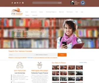 Pmtutor.org(Online Project Management in Nigeria) Screenshot