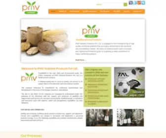 PMvnutrient.com(PMV Nutrient Products Pvt Ltd) Screenshot