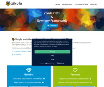 PN-CMS.de(Zikula CMS and Symfony framework) Screenshot