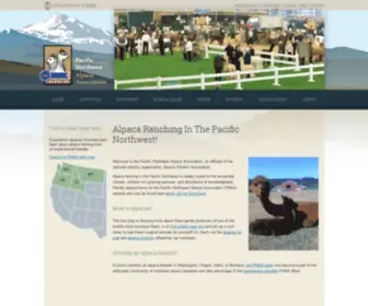 Pnaa.org(Alpaca Ranching In The Pacific Northwest) Screenshot