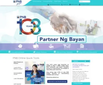 PNB.com.ph(Philippine National Bank) Screenshot