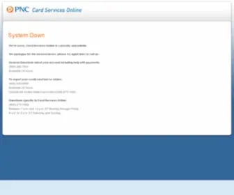 PNccardservicesonline.com(PNC) Screenshot
