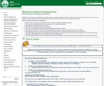 PNC.org.pk(PNC) Screenshot