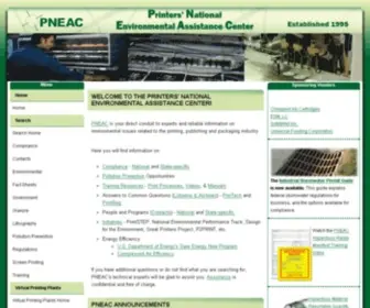 Pneac.org(Printers' National Environmental Assistance Center) Screenshot