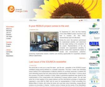 Pnec.org.pl(Stowarzyszenie Gmin Polska Sieć \„Energie Cités\” (PNEC)) Screenshot