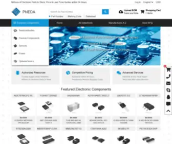 Pneda.com(A Professional Global Electronic Component Distributor) Screenshot