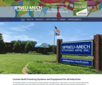 Pneu-Mech.com(Industrial Finishing Equipment Winston) Screenshot
