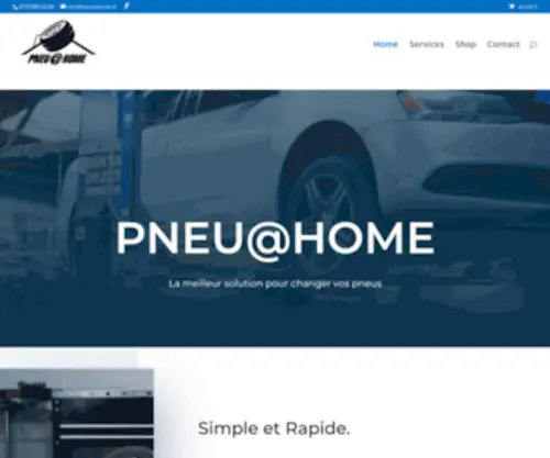 Pneuathome.ch(La meilleure solution pour changer vos pneus) Screenshot