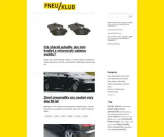 Pneuclub.cz(Zimní pneu) Screenshot