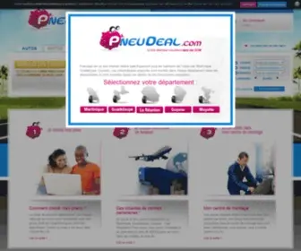 Pneudeal.com(Pneu pas cher) Screenshot