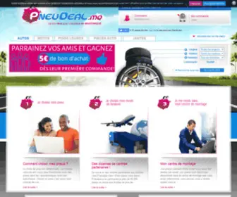 Pneudeal.mq(Vos pneus pas chers en Martinique) Screenshot