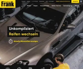 Pneufrank.ch(Hier finden Sie Reifen) Screenshot