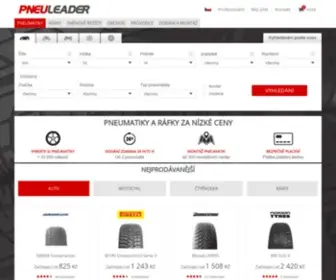 Pneuleader.cz(Levné pneu) Screenshot