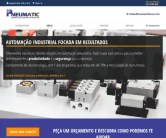 Pneumaticsolucoes.com(Pneumatic Automação Industrial) Screenshot