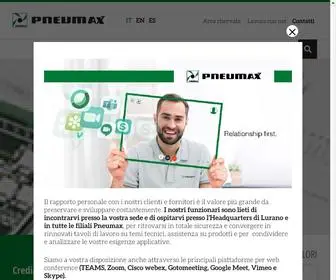 Pneumaxspa.com(Pneumax Group) Screenshot