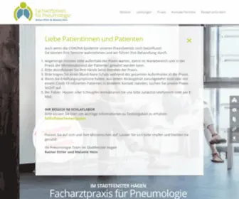 Pneumologie-IM-Stadtfenster-Hagen.de(Pneumologie im Stadtfenster Hagen) Screenshot