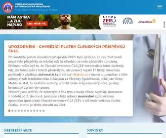Pneumologie.cz(Pneumologie plíce lungs) Screenshot