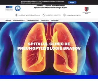 Pneumologie.ro(Spitalul Clinic de Pneumoftiziologie Brașov) Screenshot