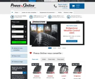 Pneus-Online-Belgique.be(Pneus Online Belgique) Screenshot