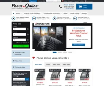 Pneus-Online-Suisse.ch(Pneus Online Suisse) Screenshot