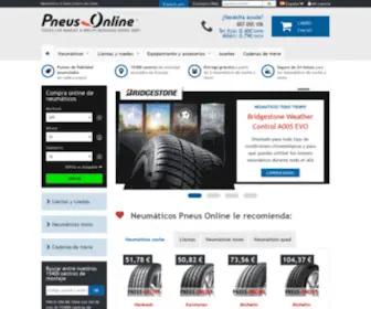 Pneus-Online.es(Neumáticos online) Screenshot