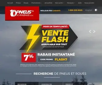 Pneusarabais.com(Pneus à Rabais.com ®) Screenshot