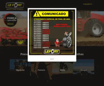 Pneuslefort.com.br(PNEUS LE FORT DO BRASIL) Screenshot