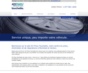 Pneustouchette.ca(Touchette) Screenshot