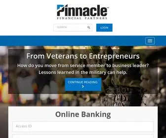 PNFP.com(Pinnacle Financial Partners) Screenshot
