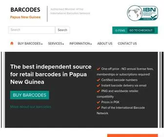 PNGbarcodes.com(Buy Barcode Numbers) Screenshot