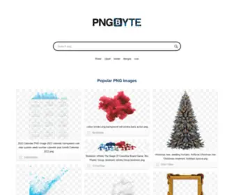 PNGByte.com(Free Transparent PNG Images) Screenshot