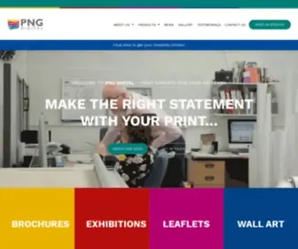 PNGdigital.co.uk(Digital Print Specialists based in Blackpool) Screenshot