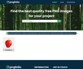 PNGfolio.com(PNG Images) Screenshot