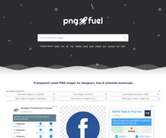 PNGfuel.com(Exclusive cutout PNG images for designers) Screenshot