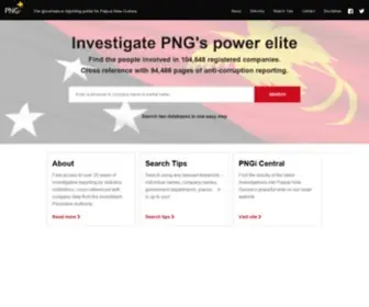 PNGiportal.org(PNGi Portal) Screenshot