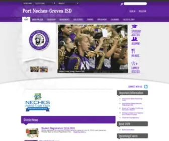 PNGisd.org(Port Neches) Screenshot